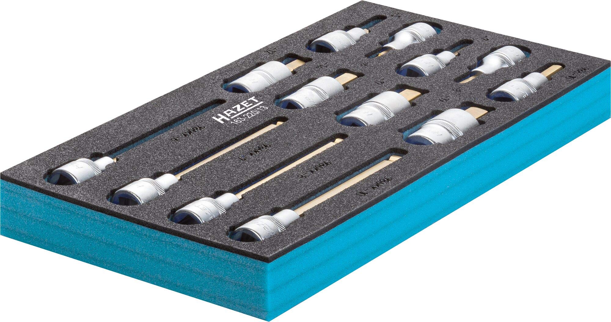 HAZET 163-220/13 Hexagon Profile Screwdriver Socket Set
